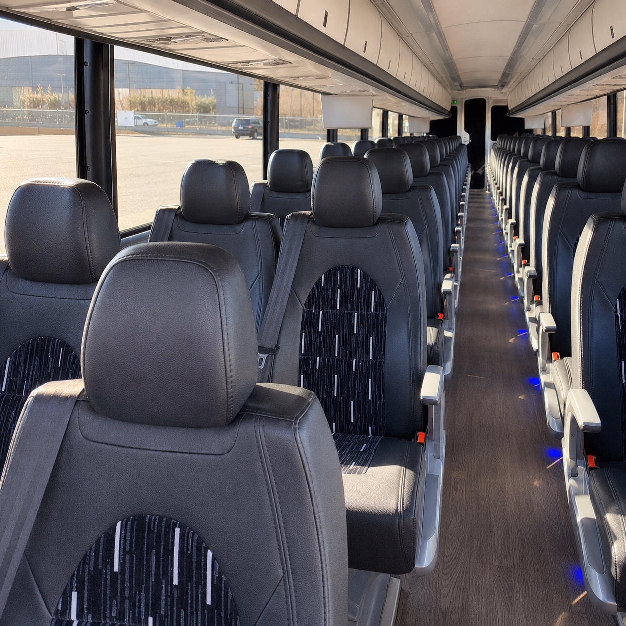 the bus type and amenities